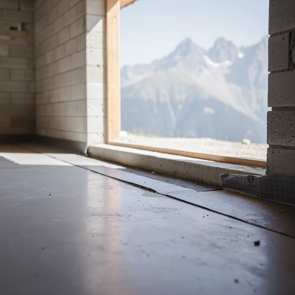 Sol béton humide en montagne : résine, membrane ou drainage ?